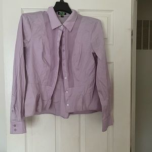 Bebe purple button up